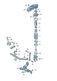 7L8412303-RUBBER BUFFER,SUS FRT LH/RH-Q3