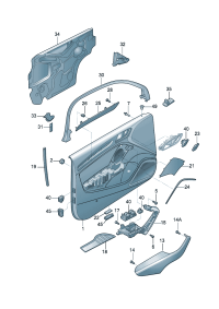8V4867409-Lining assy-trim