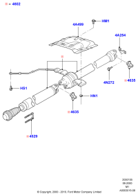 F1TZ4635C-Repair kit-universal, 1310 U joint