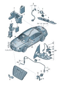 4H0907428A-Camera cont unit Camera surround  D  -02.09.2013