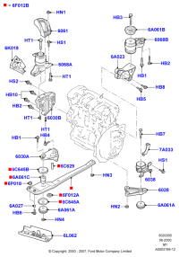 YL8Z6A061AA-RUBBER,T/MISSION MT