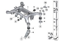 33316799103-Member, rear axle frame