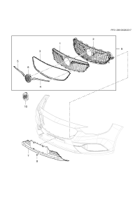 13496185-Insert (9 parts), fr. grille