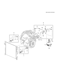 84006798-Hose, radiator inlet