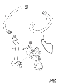 31316214-RADIATOR HOSE W124/E200/E220