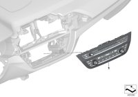 64115A4A4B0-Panel, repair module radio and air conditioner operation