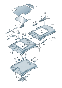 8R0867505NH82-Molding headlining