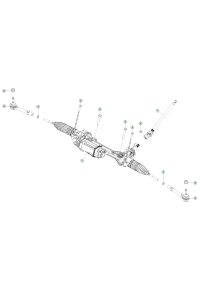 107080100F-Mechanism steering, lh