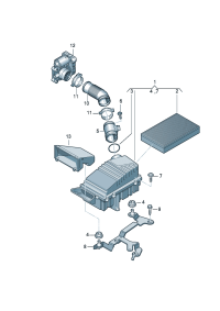 03H906461A-AIR MASS SENSOR-PASSAT92A