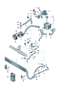 7L8422889C-Hose, intake Oil tank