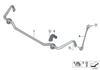 31356870651-STABILIZER FRONT WITH RUBBER313530