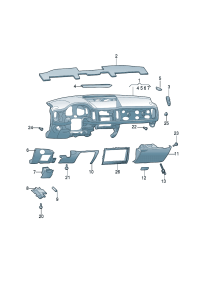 56G857097-GLOVE BOX ASSY