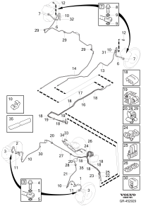32301021-Hose, rear brake
