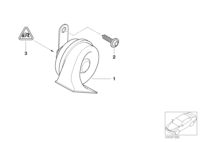 61336968441-HORN 12V 400/500HZ 72W