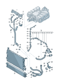 4G0145919AH-WATER HOSE
