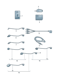 4F0051510AJ-Adapter, with certification Chip  For car models equipped Apply: