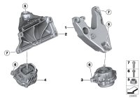 22116864719-Engine stay lh