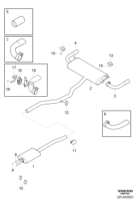 32292072-Muffler, rear