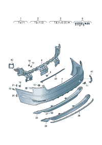 8WD807067AGRU-Cover, bumper D -MJ 2018)