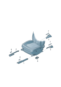 8K0881345A-Cover For seats: