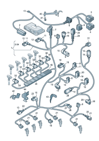 4L0971610A-Harness-motor F  4L-7-060 000 *