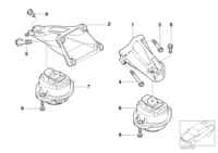 22116754615-Engine stay lh