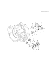 24111239-Seal (O-ring), a/t assist oil pump motor