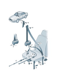 4B0857705A-S/belt assy -3 Atm & s/belt tensioner