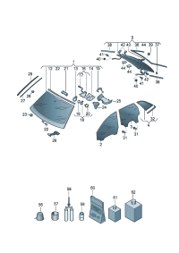 4K0845099KNVB-Window, windshield D -07.01.2019 -29.11.2021 (unpretreated)