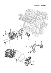 23884378-ALTERNATOR, 12V 80A 4PK, TOYOTA