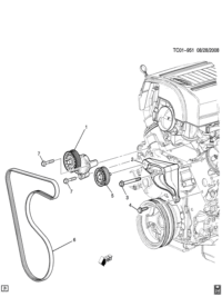 12580774-Pulley, belt idler (no.6 idler code 6612,0774) (AC-DELCO #12580774)