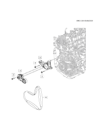 24109802-Bracket, drv idler