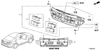 79600TP5H01ZA-Control assy-a/c