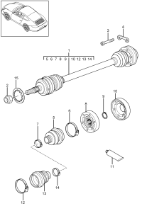 99734903801-Shaft, half swing