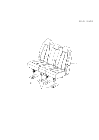 26281273-Bezel-seat plate mtg 3rd