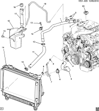 12623519-SEAL,RAD OTLT PIPE (O RING)(PART OF 1)(ACDelco #12623519)