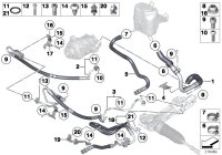 32416850664-STEERING HOSE INTAKE/X5-2003