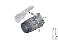 64529211496-COMPRESSOR-A/C-BMW E90/ E87