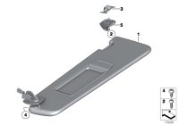 51169170575-Lamp assy-vanity, lh