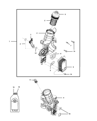 68032202AA-GASKET KIT ENGINE OIL FILTER HOUSING