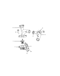 5278203AB-CONNECTOR ENGINE COOLANT OUTLET ADAPTER