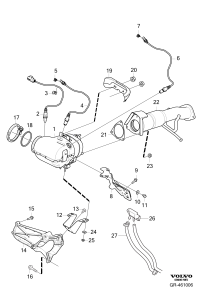 988179-GASKET,CYL HEAD RH-L494