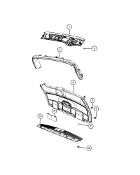 68070026AA-Clip trim pnl