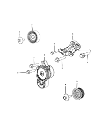 6510224AA-Bolt, flange, M8x1.25x29.00