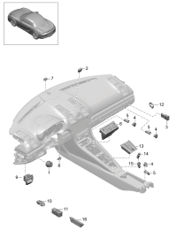 99161315500-Regulator, power window Sw assy  Mirror, outer (Driver seat)