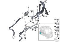 64539151505-RETURN HOSE/F20/F21/F30/F31