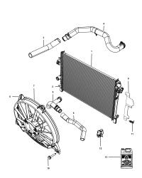 68057238AA-MODULE FAN