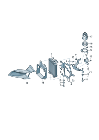 4H0121305P-Water pump Bracket