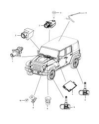 68056162AA-SENSOR IMPACT