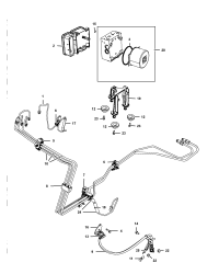 68111319AA-CLIP BRAKE TUBE